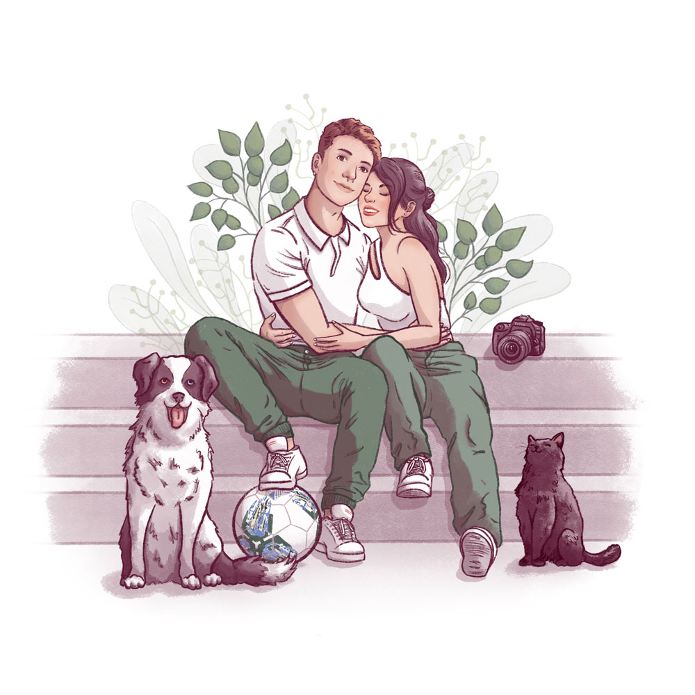 Retrato personalizado maave art