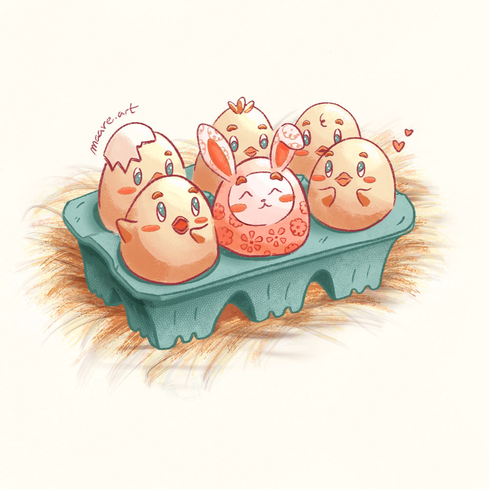 Huevos maave art