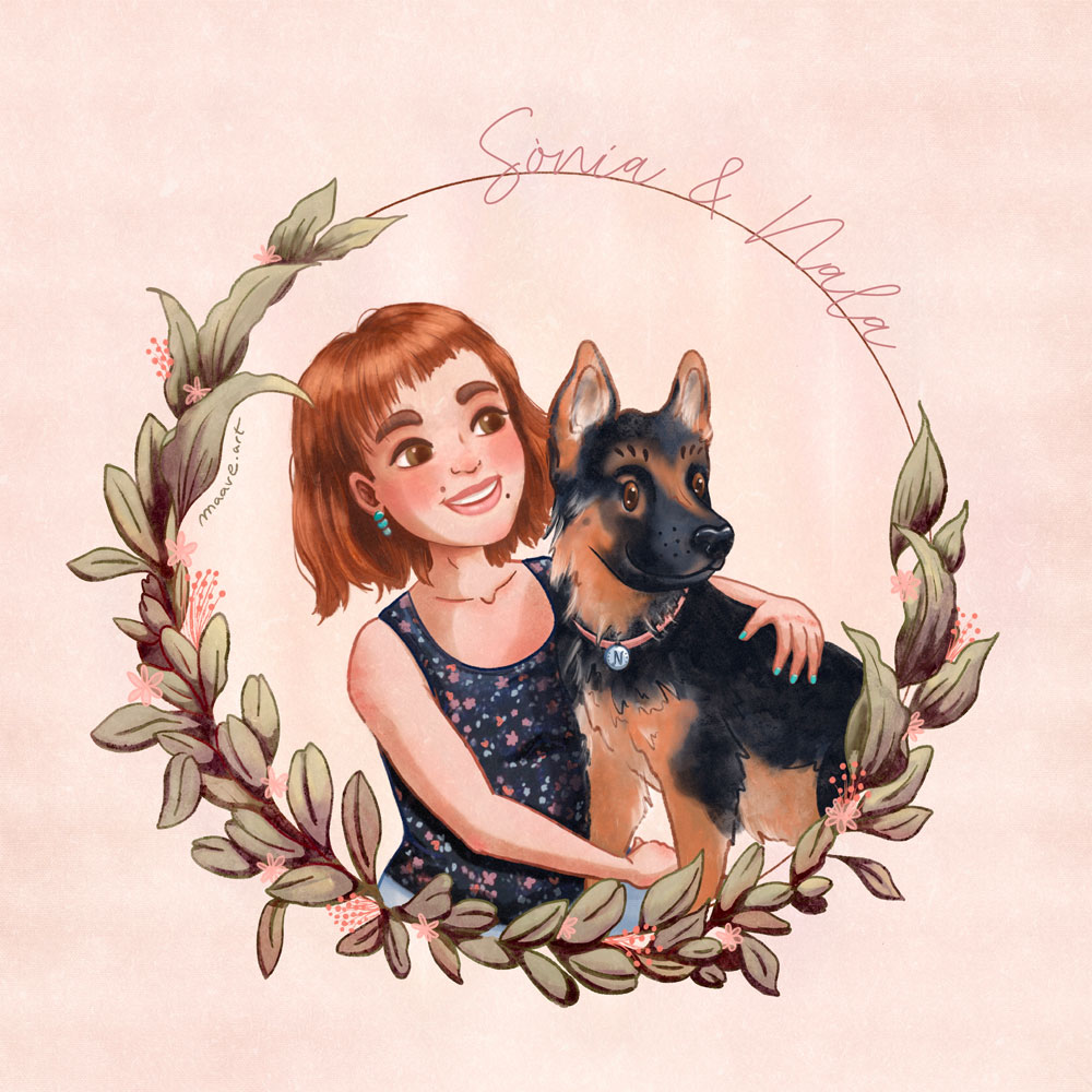 Retrato personalizado maave art